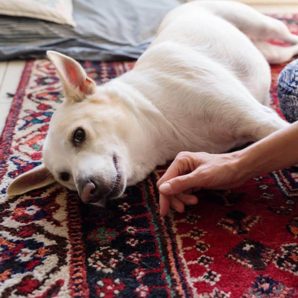 Perzisch tapijt in woonkamer
